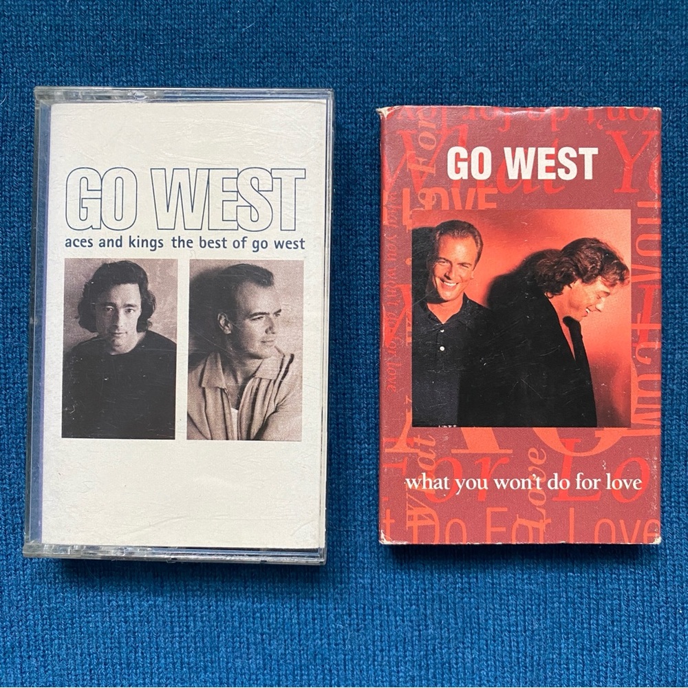 80s/90s l Go West l 1 Cassette Tape + 1 Cassette Single/Cassingle